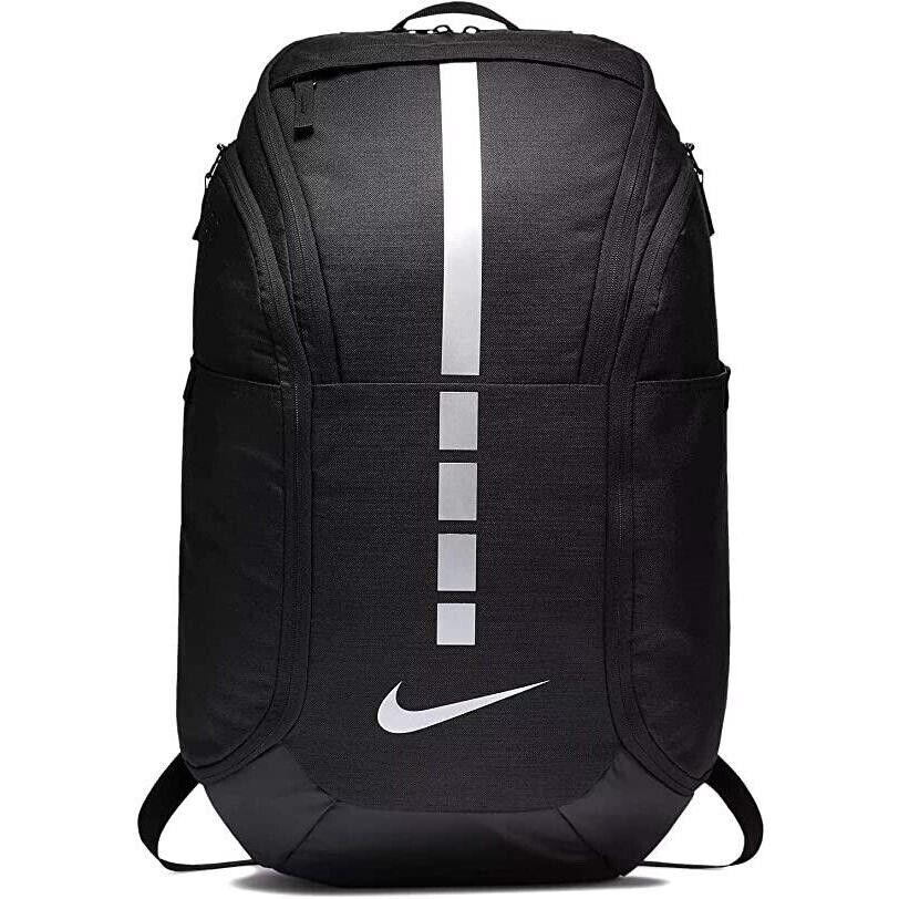 Nike Hoops Elite Pro Basketball Backpack Black Metallic Silver BA5554 011 - Black