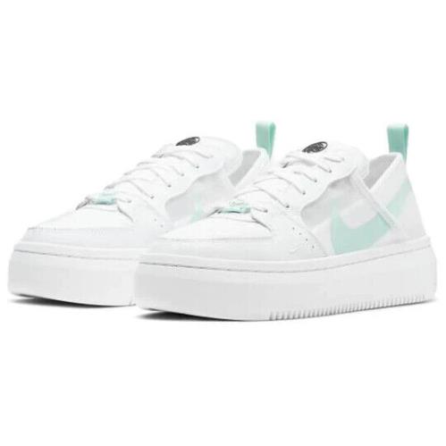 Nike Court Vision Alta Womens Size 12 Shoes CW6536 100 White Light Dew - White