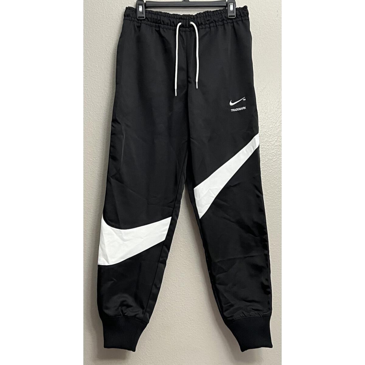 Nike Sportswear Big Swoosh Woven Jogger Pants Black Mens Size XL DD6057 010
