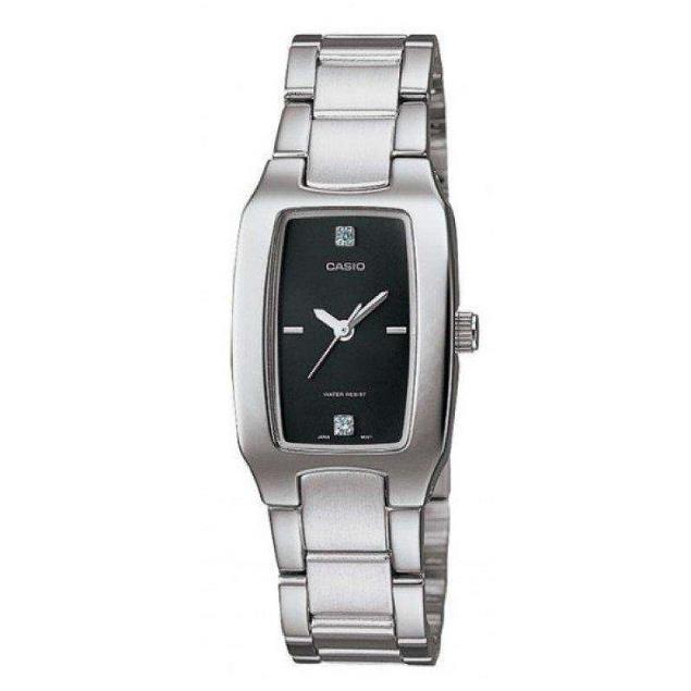 Casio Stainless Steel Bracelet Women`s Enticer Analog Watch LTP-1165A-1C2DF