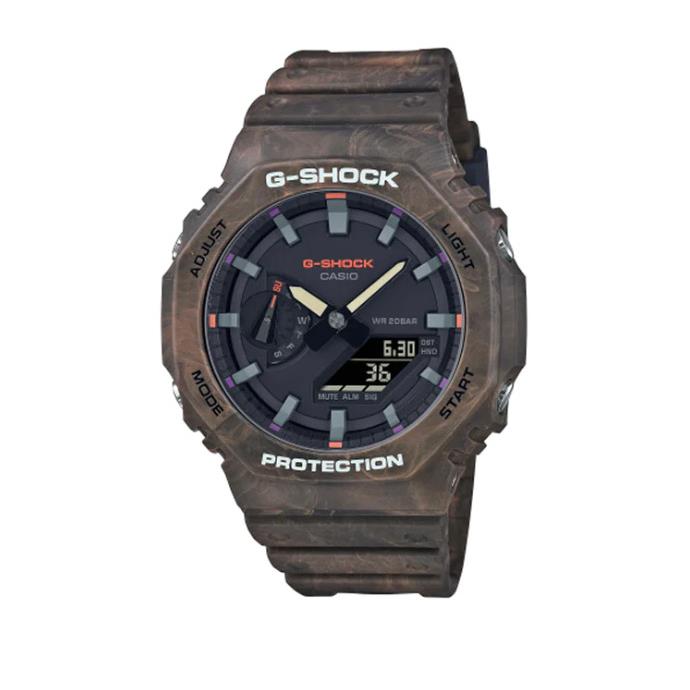 G-shock Analog-digital Men`s Green Resin Band INT-GA-2100FR-5ADR Wrist Watch