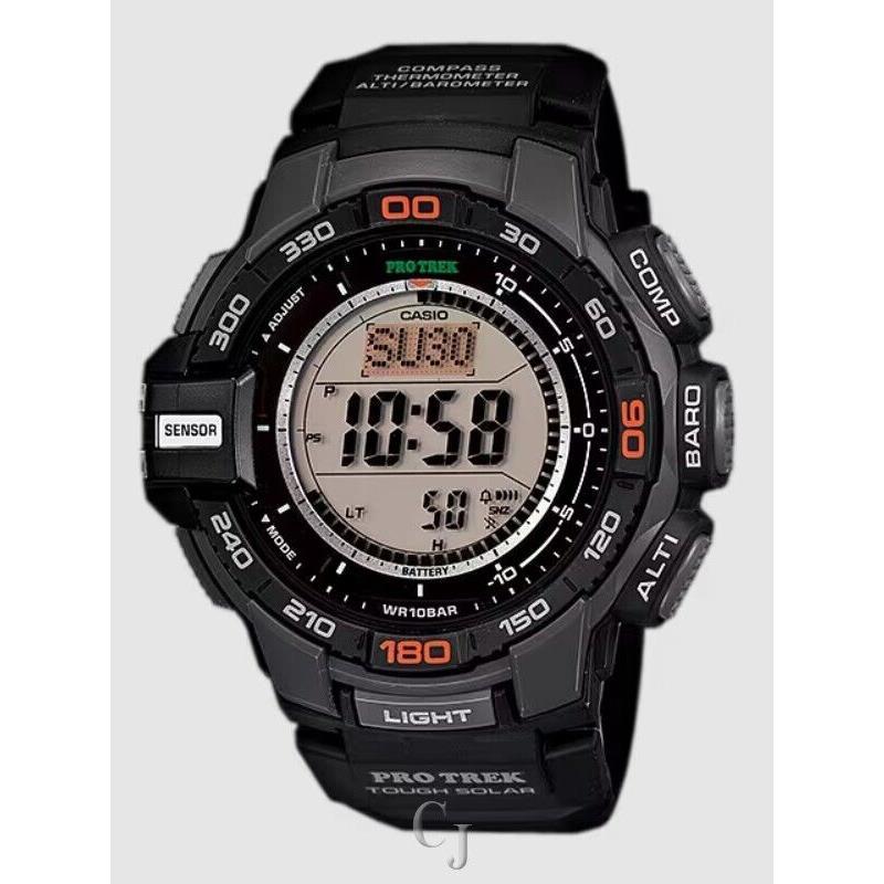 Casio Pro Trek Solar Powered Triple Sensor Sport Men S Watch PRG270-1