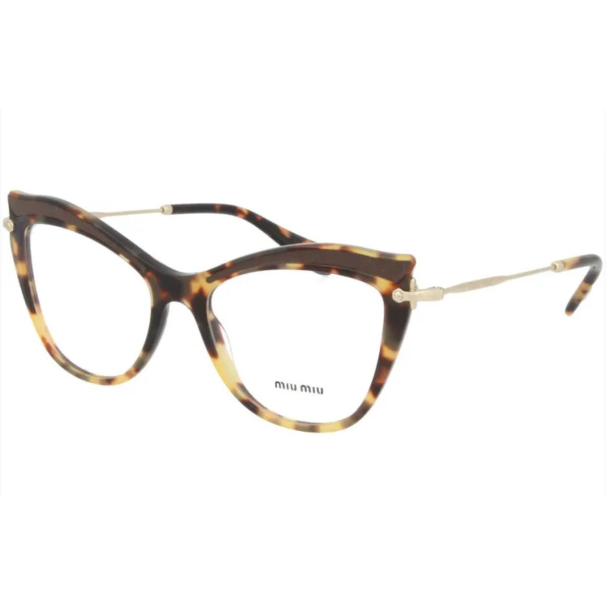 Miu Miu Eyeglasses Vmu 06P VIF-1O1 51-17 140 Tortoise Gold Cat Eye Frames