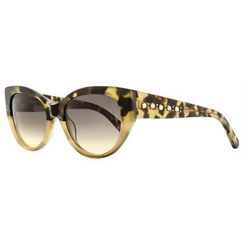 Swarovski Cat Eye Sunglasses SK0372 56F Beige Havana 53mm