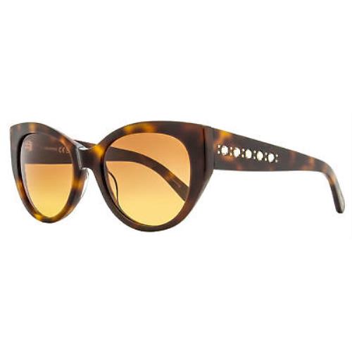 Swarovski Cat Eye Sunglasses SK0372 52F Havana 53mm