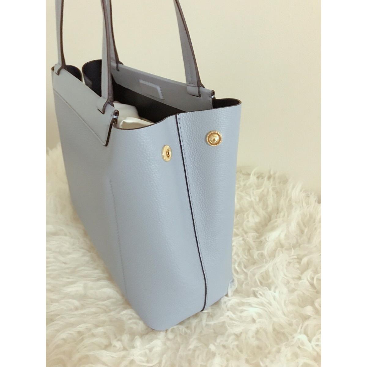 Meredith medium logo and leather tote sale