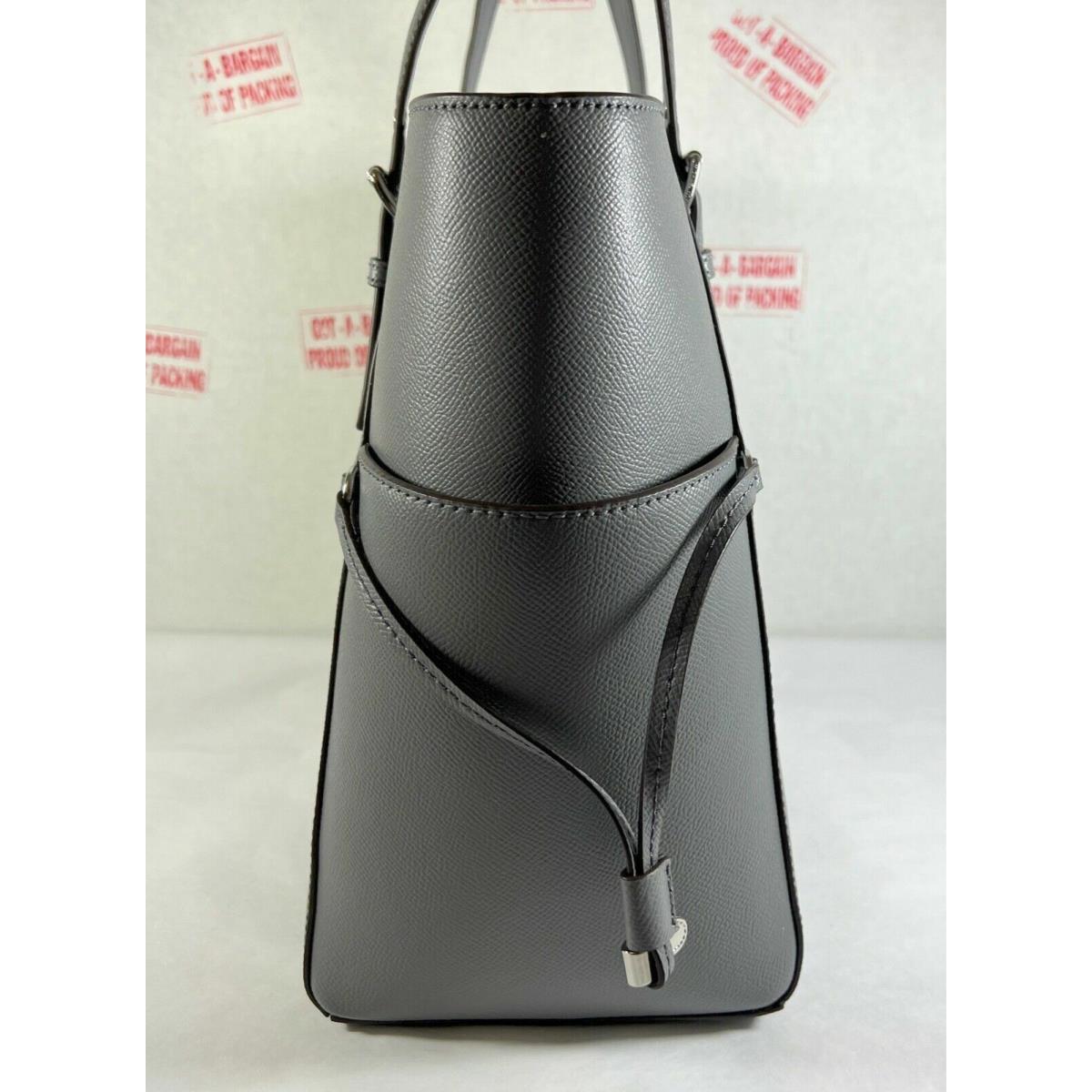 NEW Michael Kors Voyager + Charm Pearl Gray Medium Logo Tote Shoulder Bag  $278+