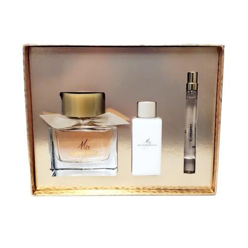 MY Burberry 3PC Gift Set 3.0OZ Edp Spray