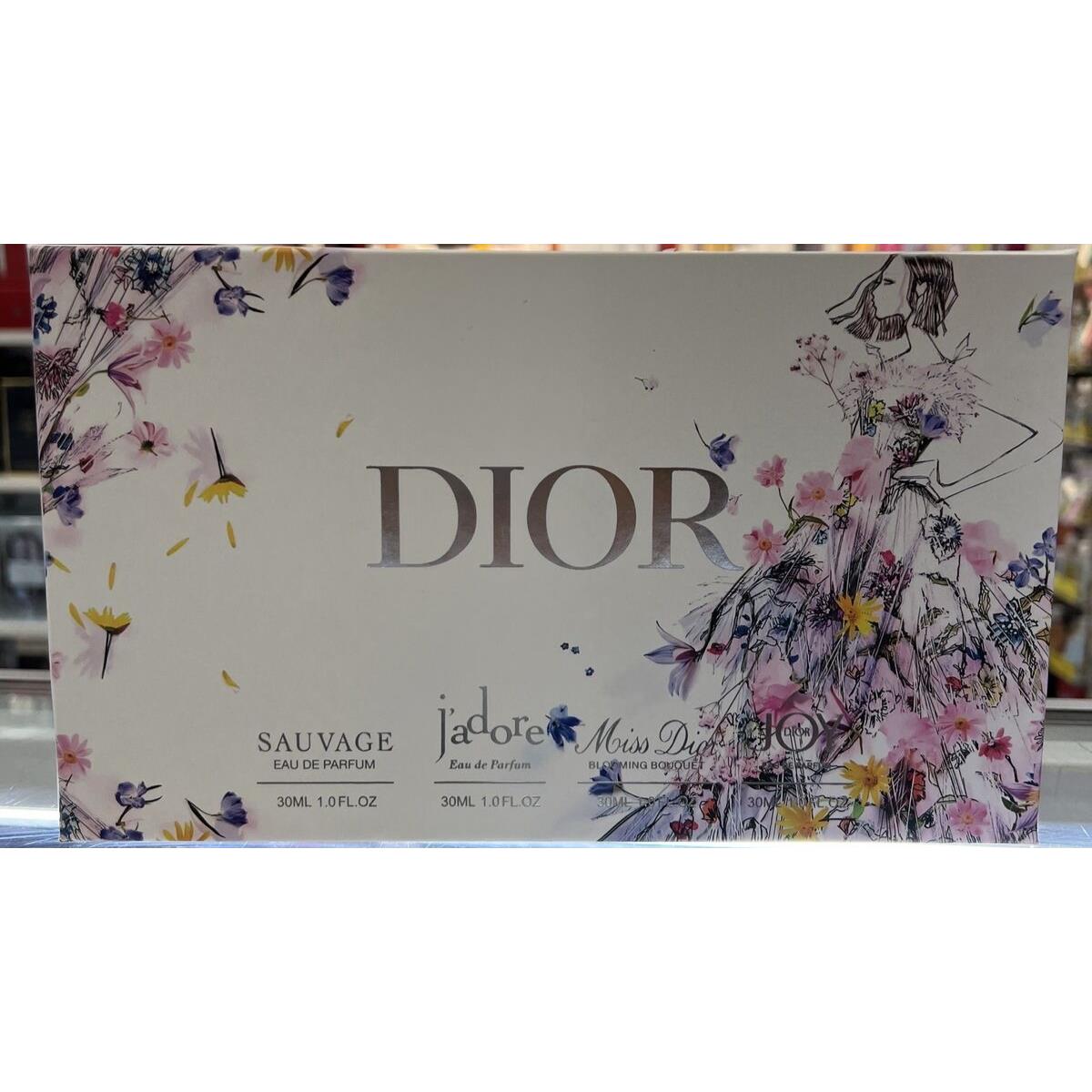Dior perfume gift set Collections 4 x 1.0 oz 30 ml each Set