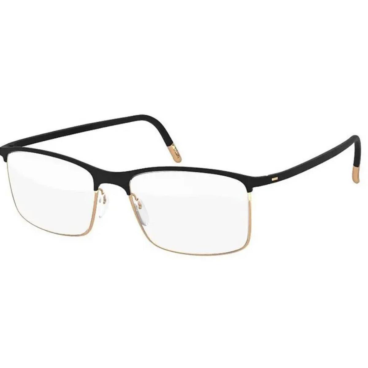 Silhouette Eyeglasses Urban Fusion 54-18-145 Black Gold 2904-6050-54mm