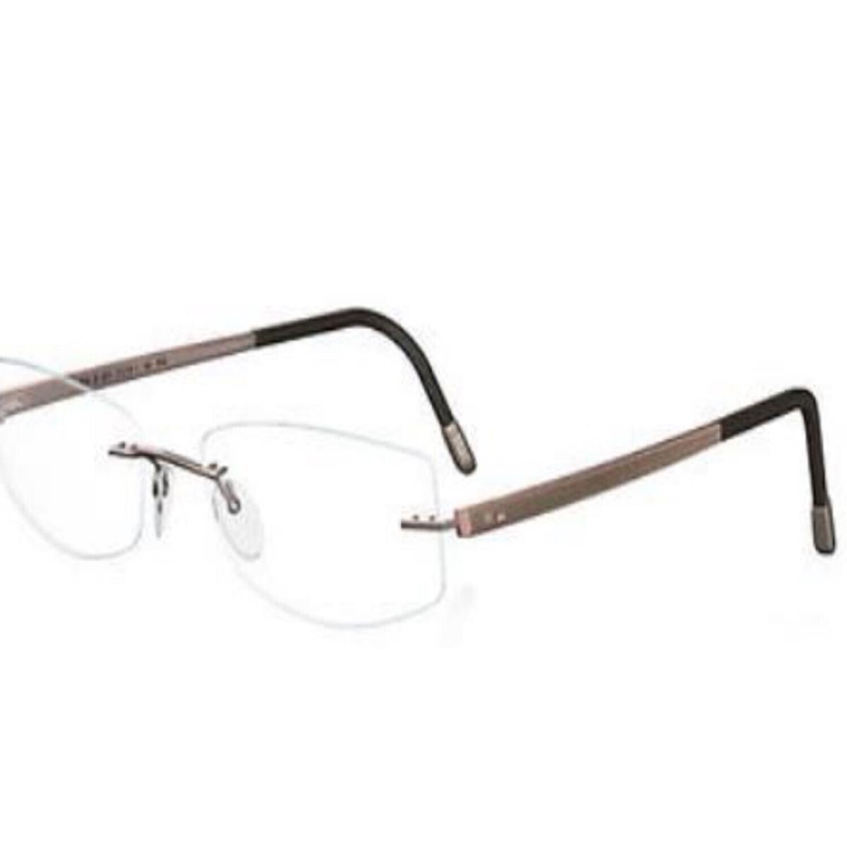 Silhouette Eyeglass Zenlight 52/19/140 Brown Breath 7752-6073-52mm