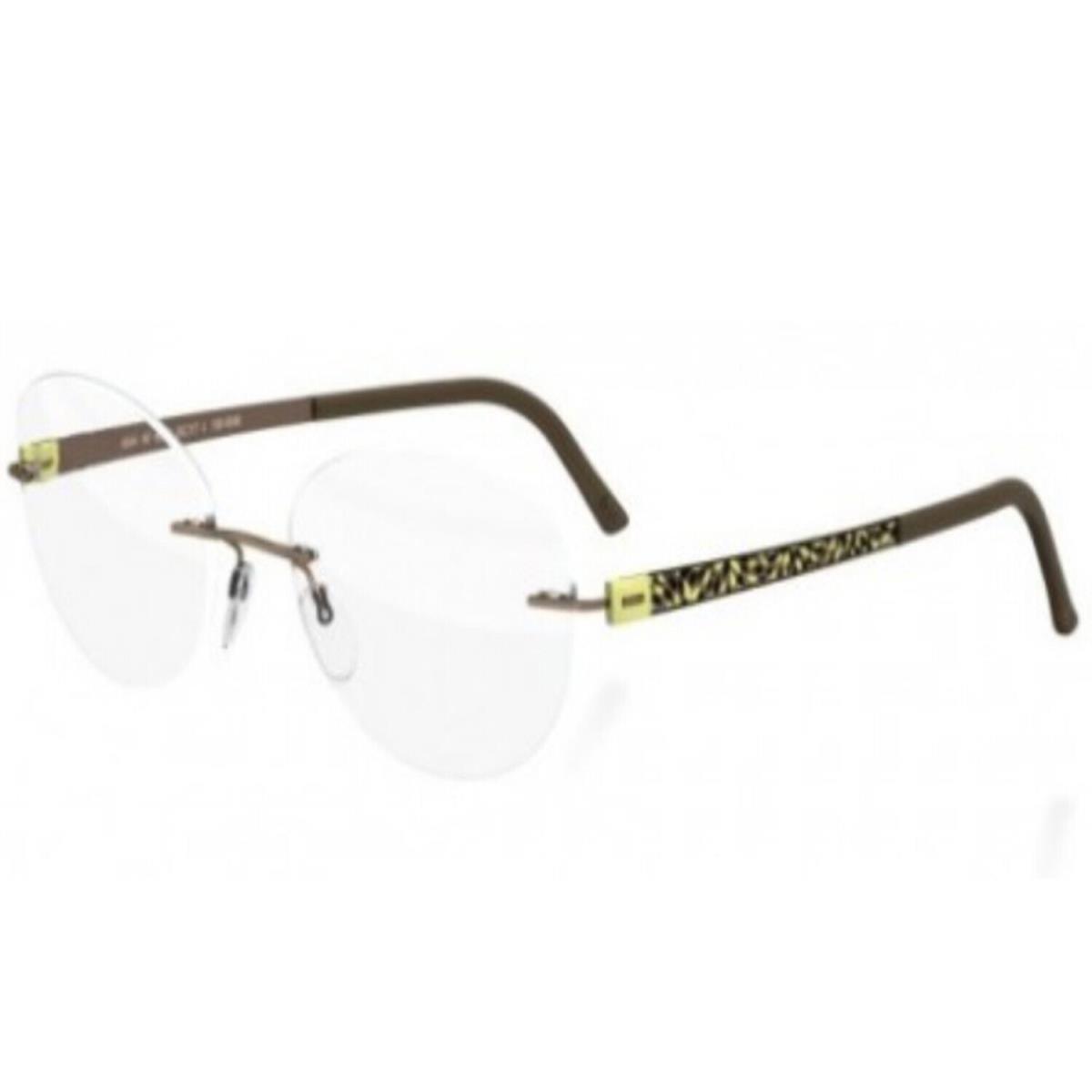 Silhouette Eyeglasses Titan Accent Flora Edition 53/19/135 Yel 4546-6064-53MM
