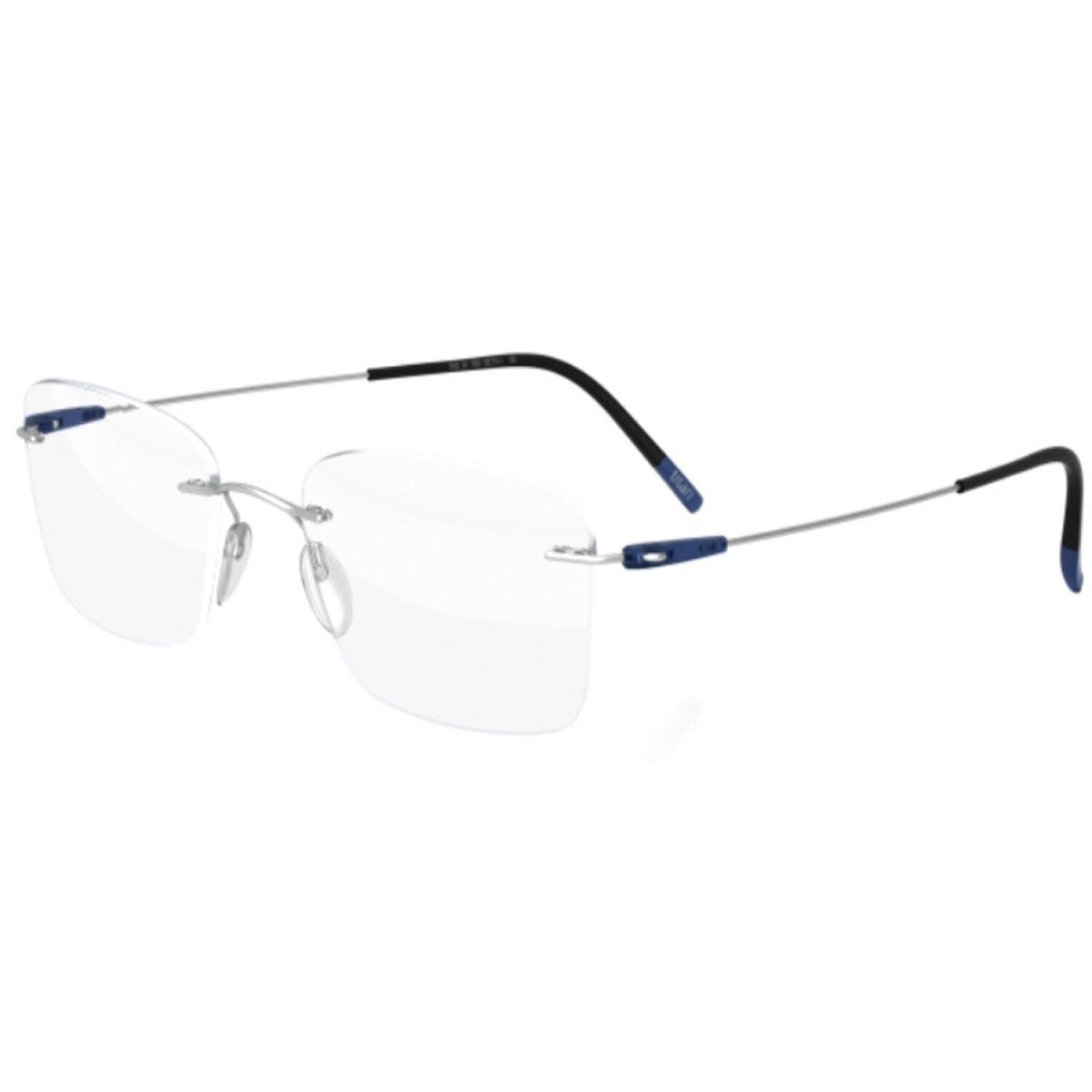 Silhouette Eyeglasses Dynamics Colorwave 53/19/150 Rhodium 5500/AV-7000-53MM