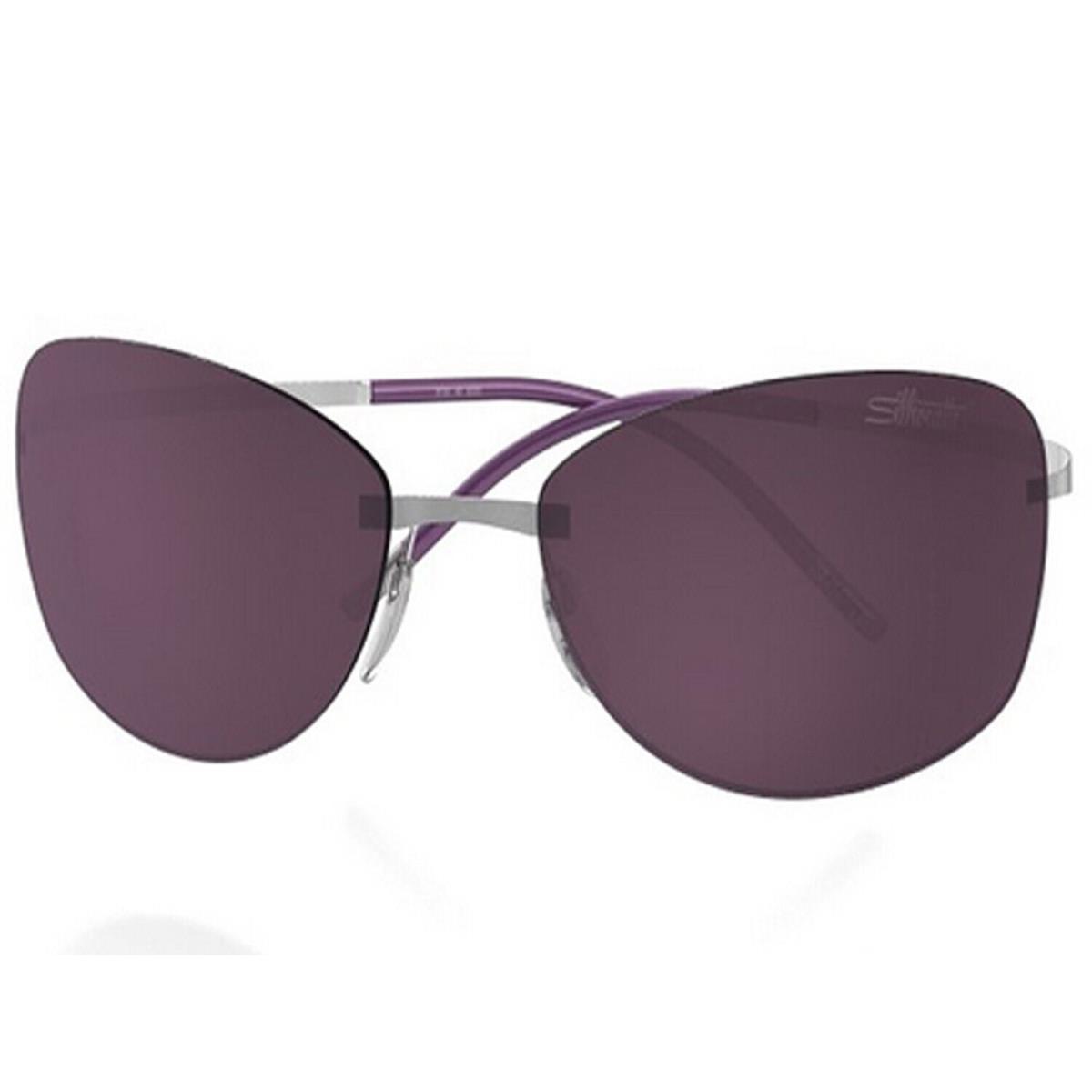 Silhouette Sunglasses Titan Pure Lavender Silver Mir 8149-6223