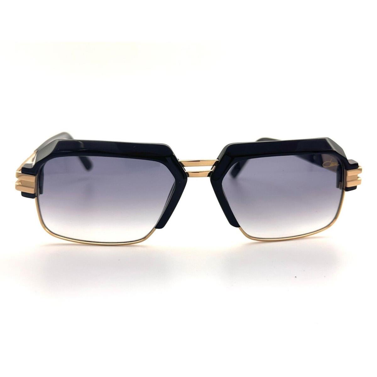 Cazal MOD.6020 Sunglasses 001SG Black Gold/grey Gradient Lens 56mm