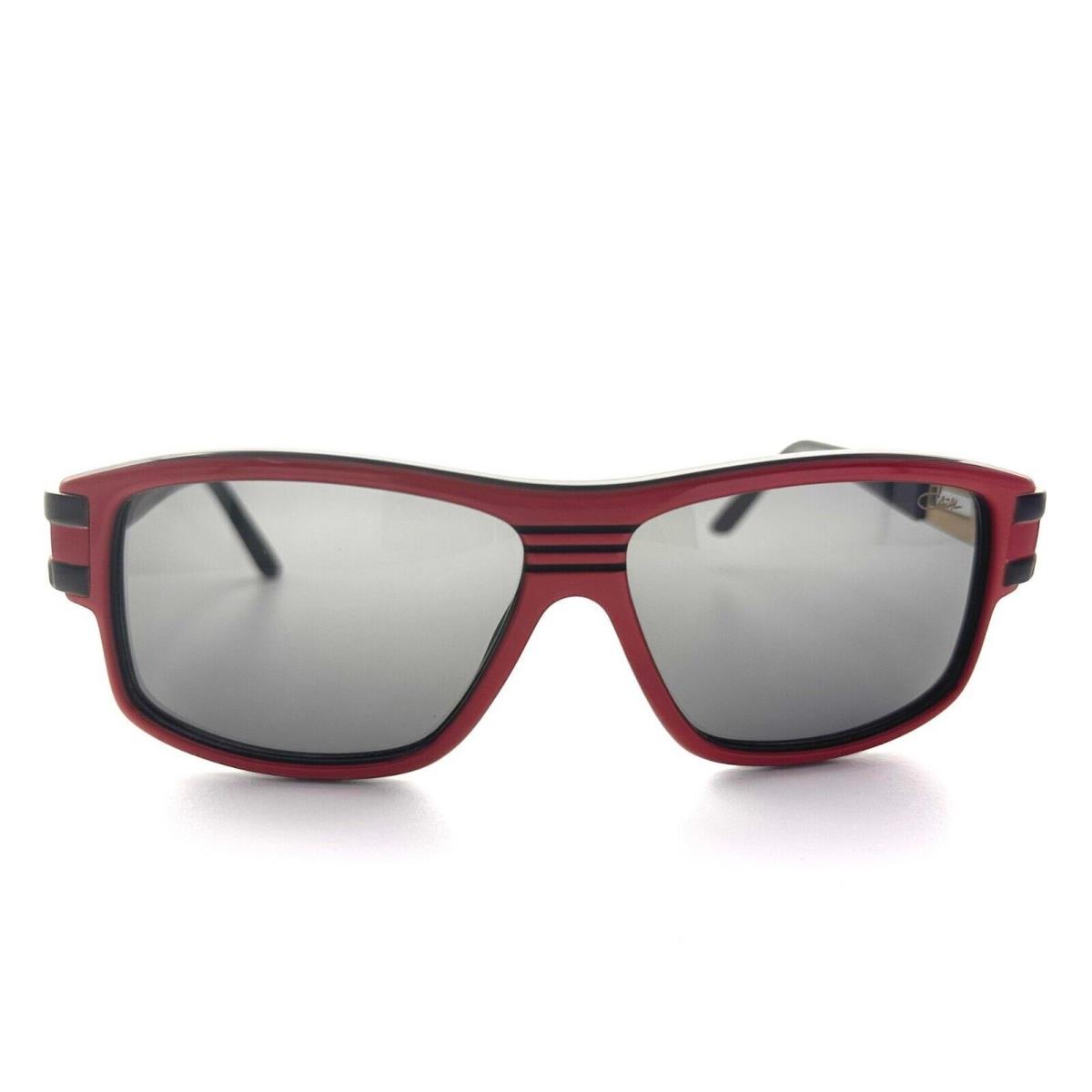 Cazal MOD.8027 Sunglasses 003 Red Black/grey Lens 61mm