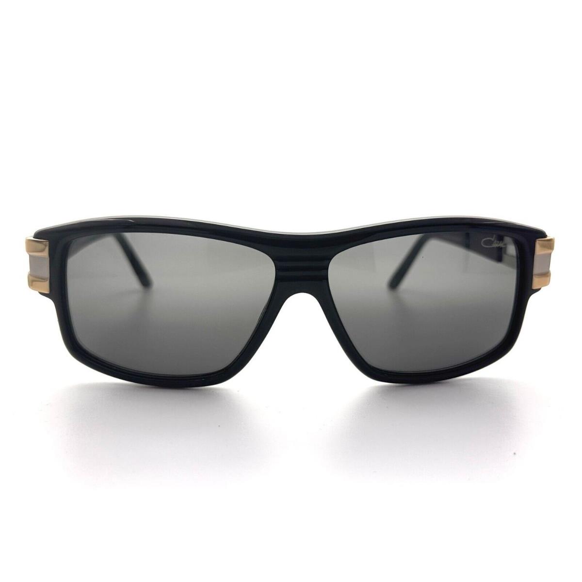 Cazal MOD.8027 Sunglasses 001 Black-gold-silver/grey Lens 61mm
