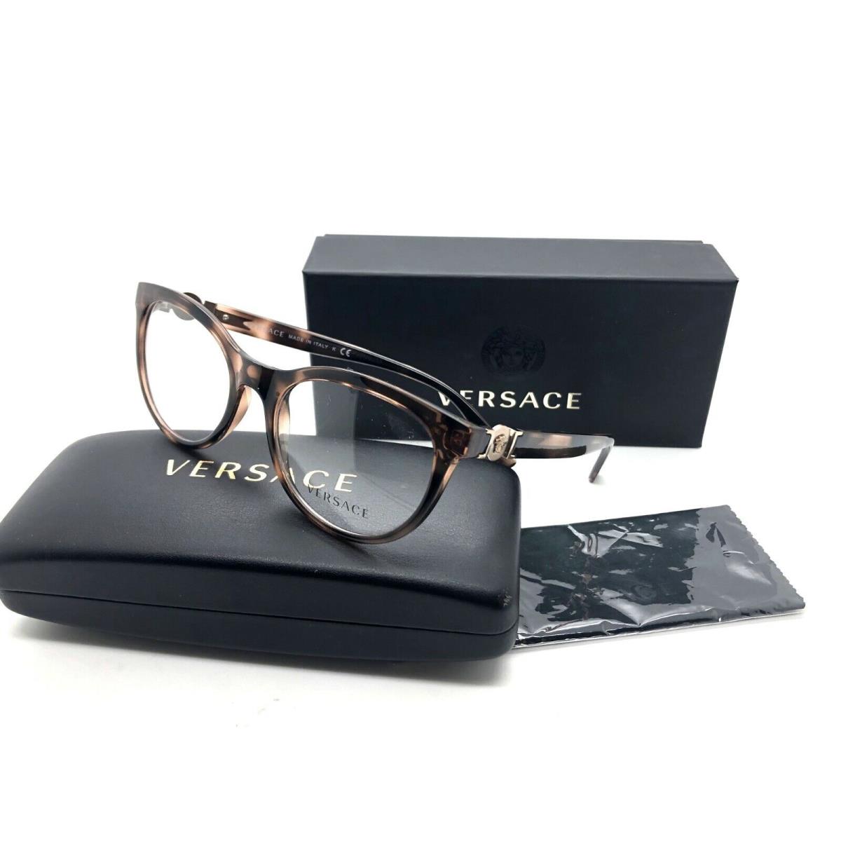 Versace Women`s Glasses Mod. 3247 5259 Transparent Tortoise 53-18-140mm