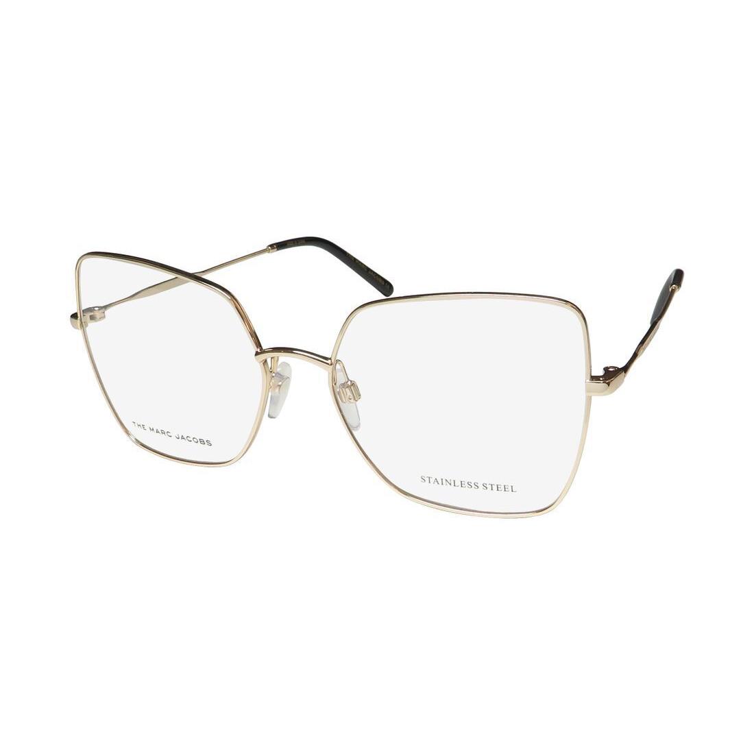 Marc Jacobs Marc 591 Eyeglass Frame 57-17-145 J5G Gold Oversized Womens