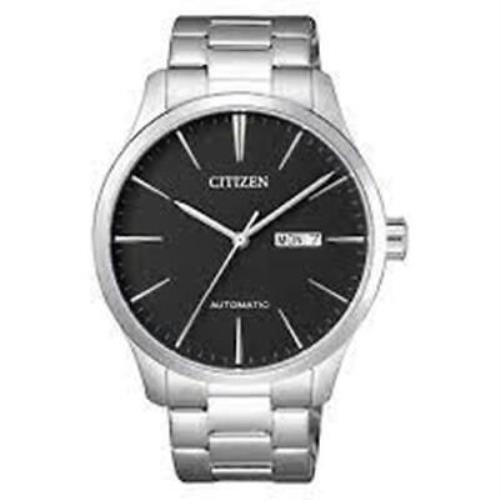 Citizen Men`s Analog Stainless Steel Black Dial Wrist Watch INT-NH8350-83E