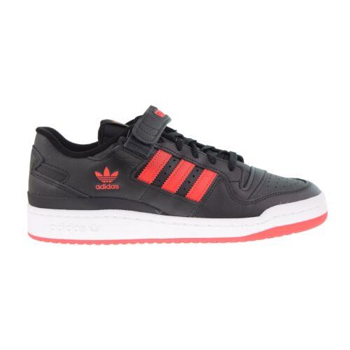 Adidas Forum Low Men`s Shoes Core Black-vivid Red-cloud White GW1613 - Core Black-Vivid Red-Cloud White