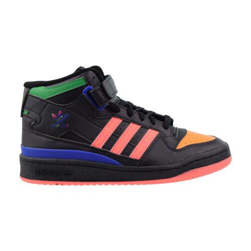Adidas Forum Mid Men`s Shoes Core Black Multicolor GW1622 - Core Black-Multicolor