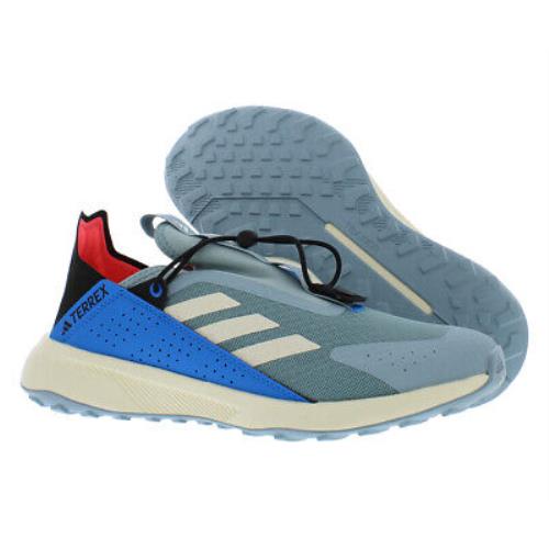 Adidas Terrex Voyager 21 Slip On Mens Shoes - Magic Grey/Wonder White/Blue Rush , Blue Main