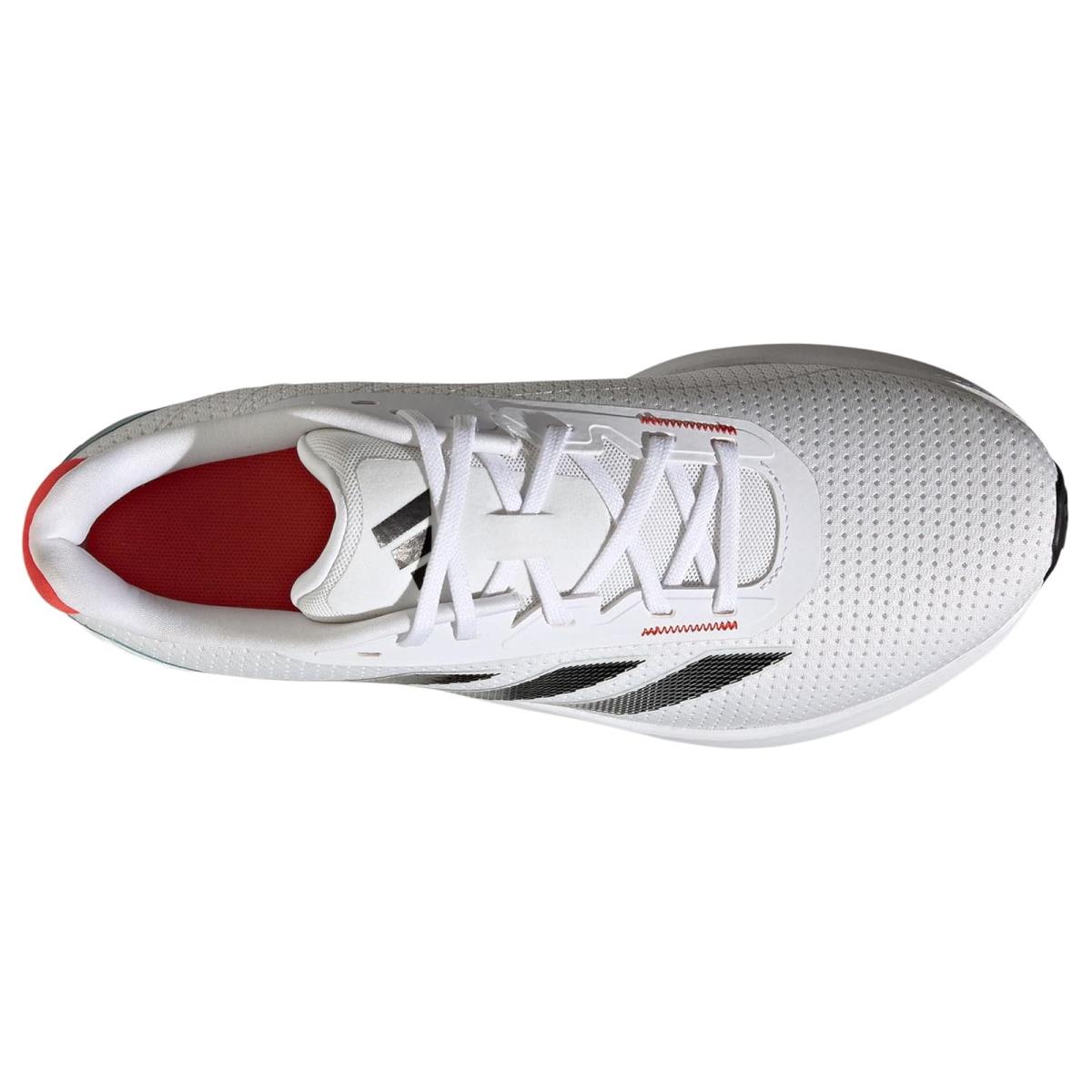 Man`s Sneakers Athletic Shoes Adidas Running Duramo SL White/Black/Lucid Cyan