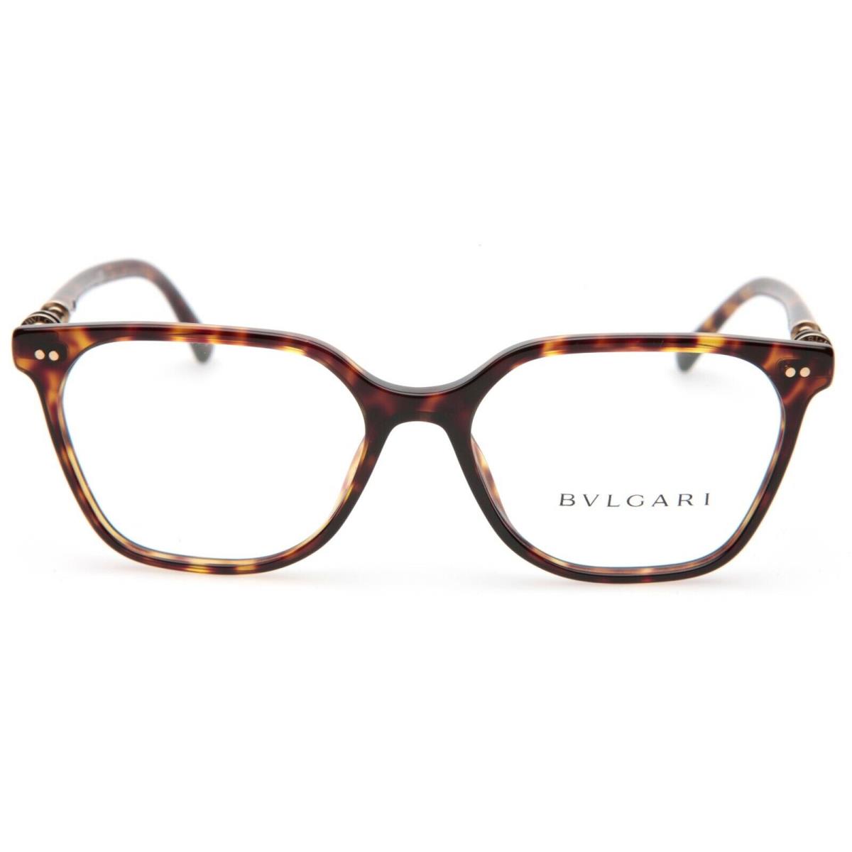 Bvlgari 4178 504 Havana Eyeglasses Frame 53-16-140mm B34mm Italy