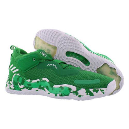 Adidas SM D.o.n. Issue 3 Unisex Shoes Size 15 Color: Green/white - Green/White , Green Main