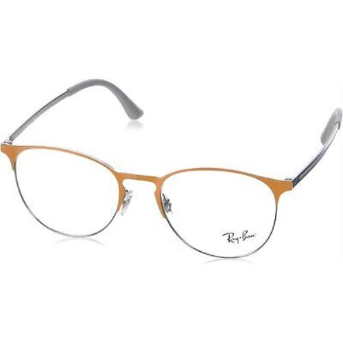 Ray-ban 0RX6375 51 Gunmetal Top/orange One Size