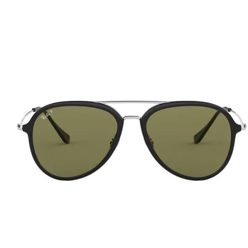 Classic RAY-BAN-ORB4298/601/9A-BLACK/POLAR Green G-15 LENSES-57MM