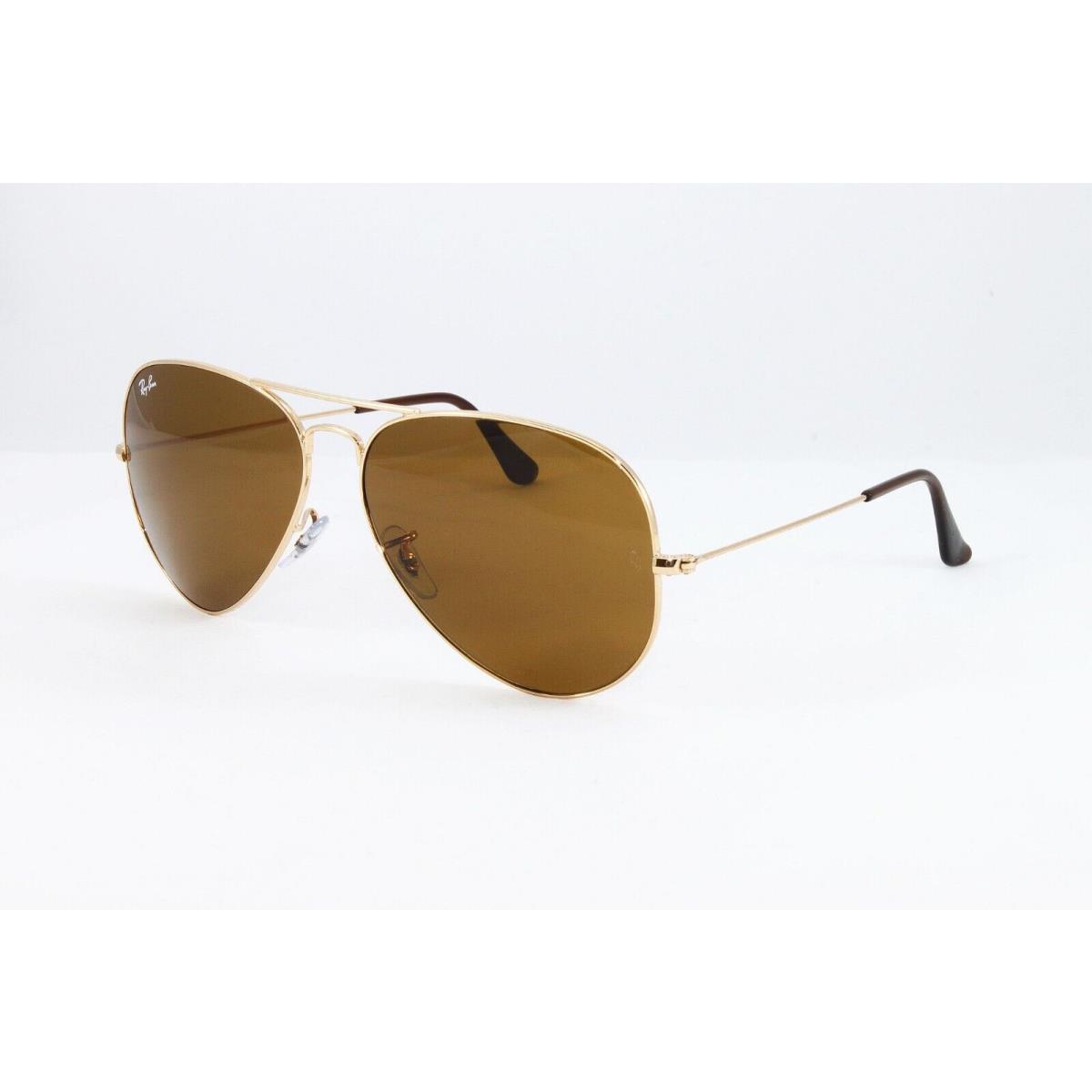 Ray Ban Sunglasses Aviator Large Unisex RB3025 00133 Gold 58mm Brown Lens