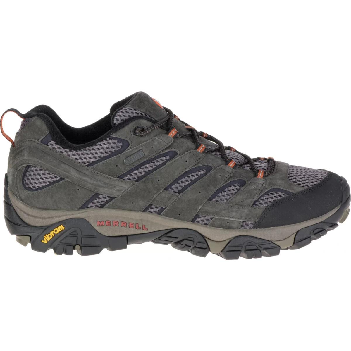 Merrell Men`s Moab 2 Waterproof Hiking Shoes Beluga Select Size