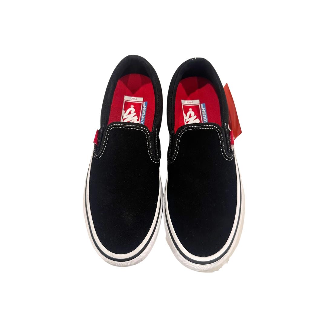 Vans Slip-on Pro Sneakers Black Multi Skate Shoes Suede/canvas Sizes M 4.5/W 6 - Black