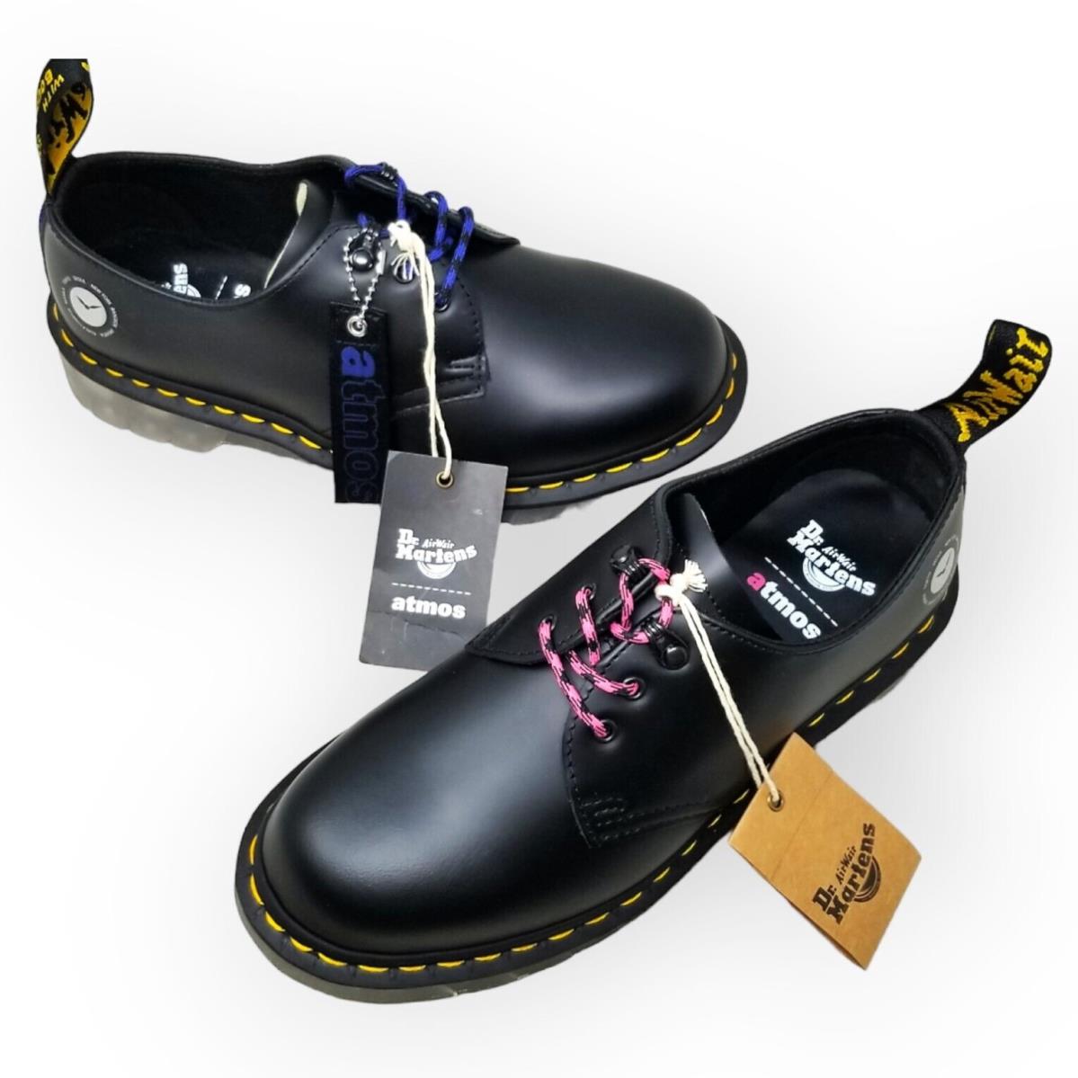 Dr. Martens 1461 x Atmos Leather Oxford Shoes - 26928001 - Smooth Black