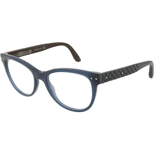 Bottega Veneta Women`s Eyeglasses Shiny Blue Frame Bottega Veneta BV0009O 8