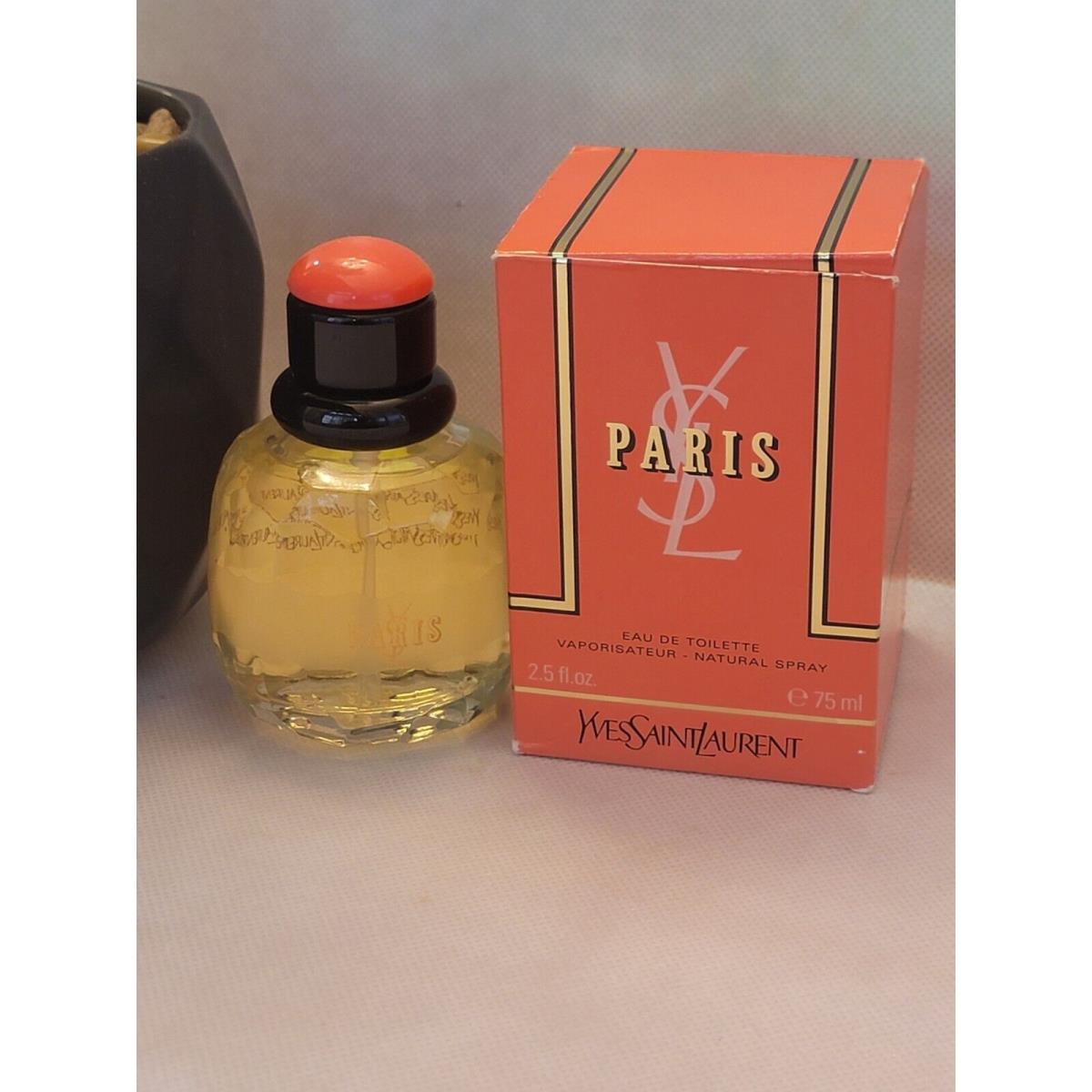 Paris by Yves Saint Laurent Eau De Toilette Spray 2.5 oz For Women Ysl Perfume