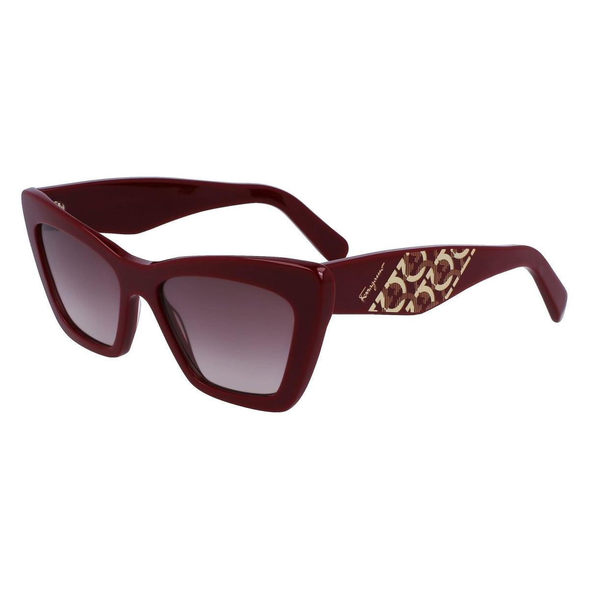 Salvatore Ferragamo SF 1081SE 603 Bordeaux Sunglasses with Gradient Lenses