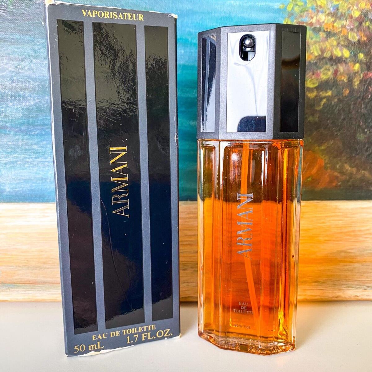 Giorgio Armani Eau De Toilette Edt Spray 1.7 oz 50 ml France Vintage Perfume