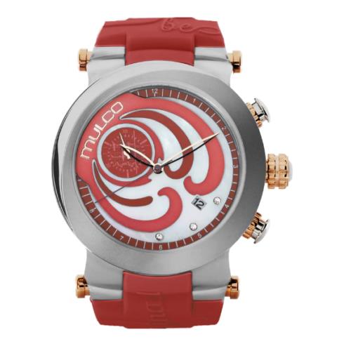 Mulco Mill Collection Red Silicone Band Analog Women`s Watch MW3-16191-533