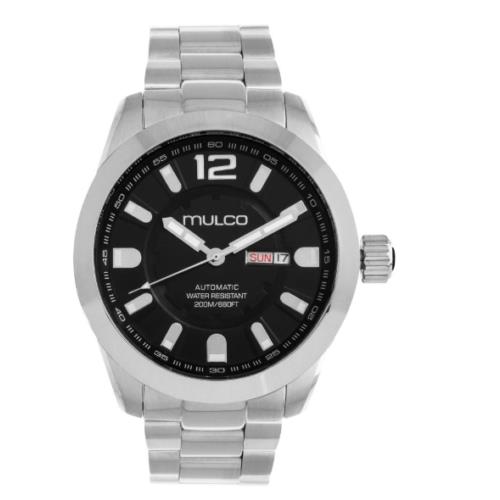 Mulco Men`s MW3-18199-015 Quartz Analog Black Stainless Steel Band Wrist Watch