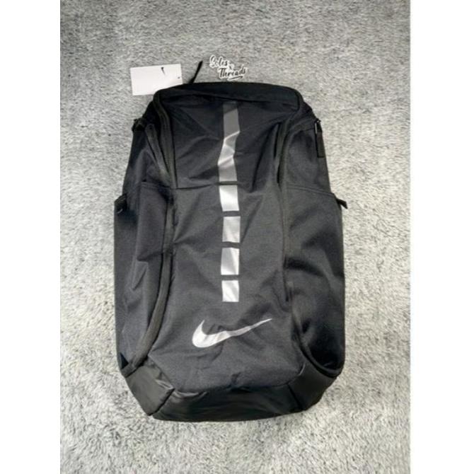 Nike Elite Hoops Pro Stripes Basketball Backpack Black Metallic One Size