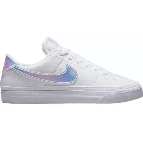 Nike Court Legacy Next Nature White/multi-color Shoes Sizes Womens 6 6.5 7 - 