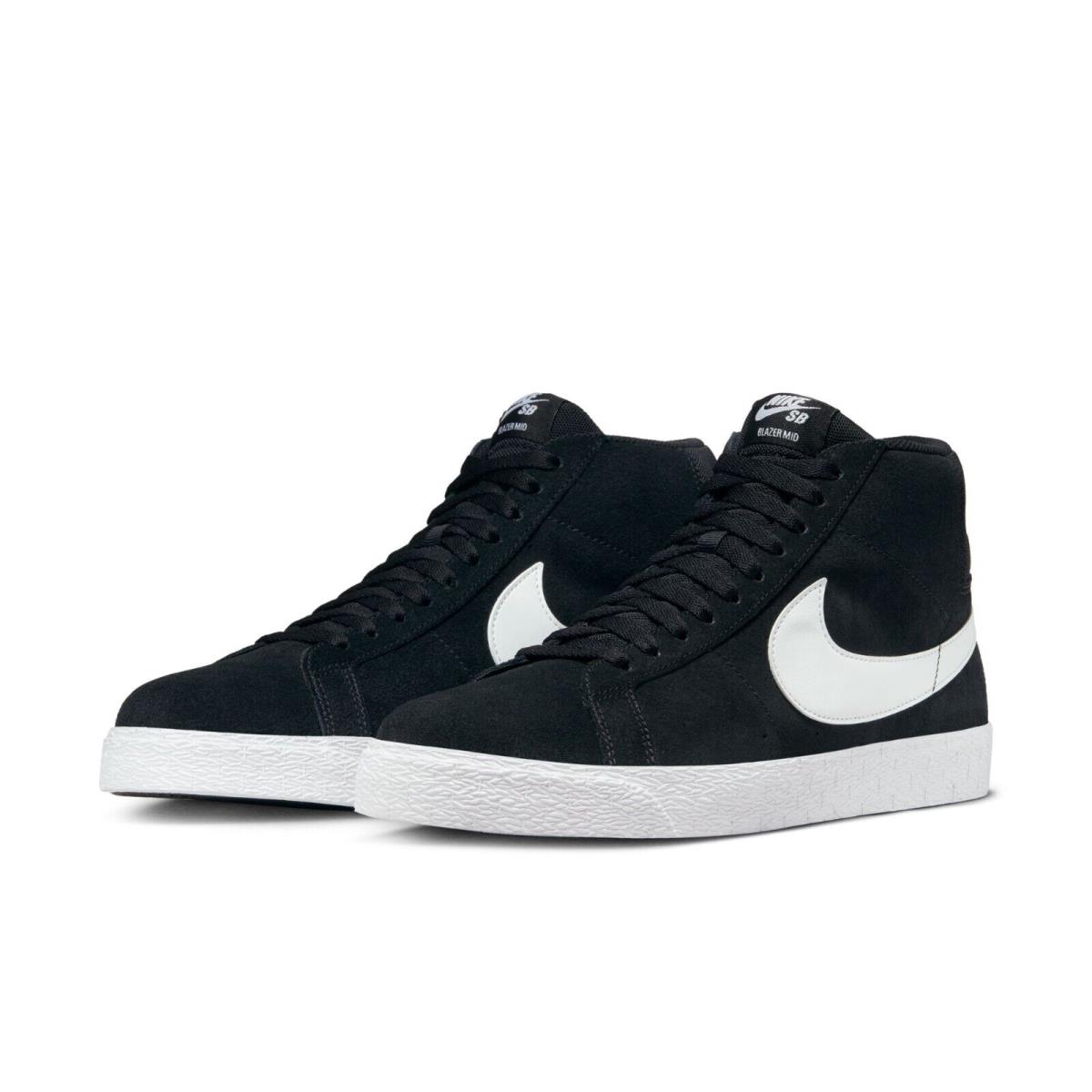 Nike SB Zoom Blazer Mid Shoes - Black/white - Sizes 8-11