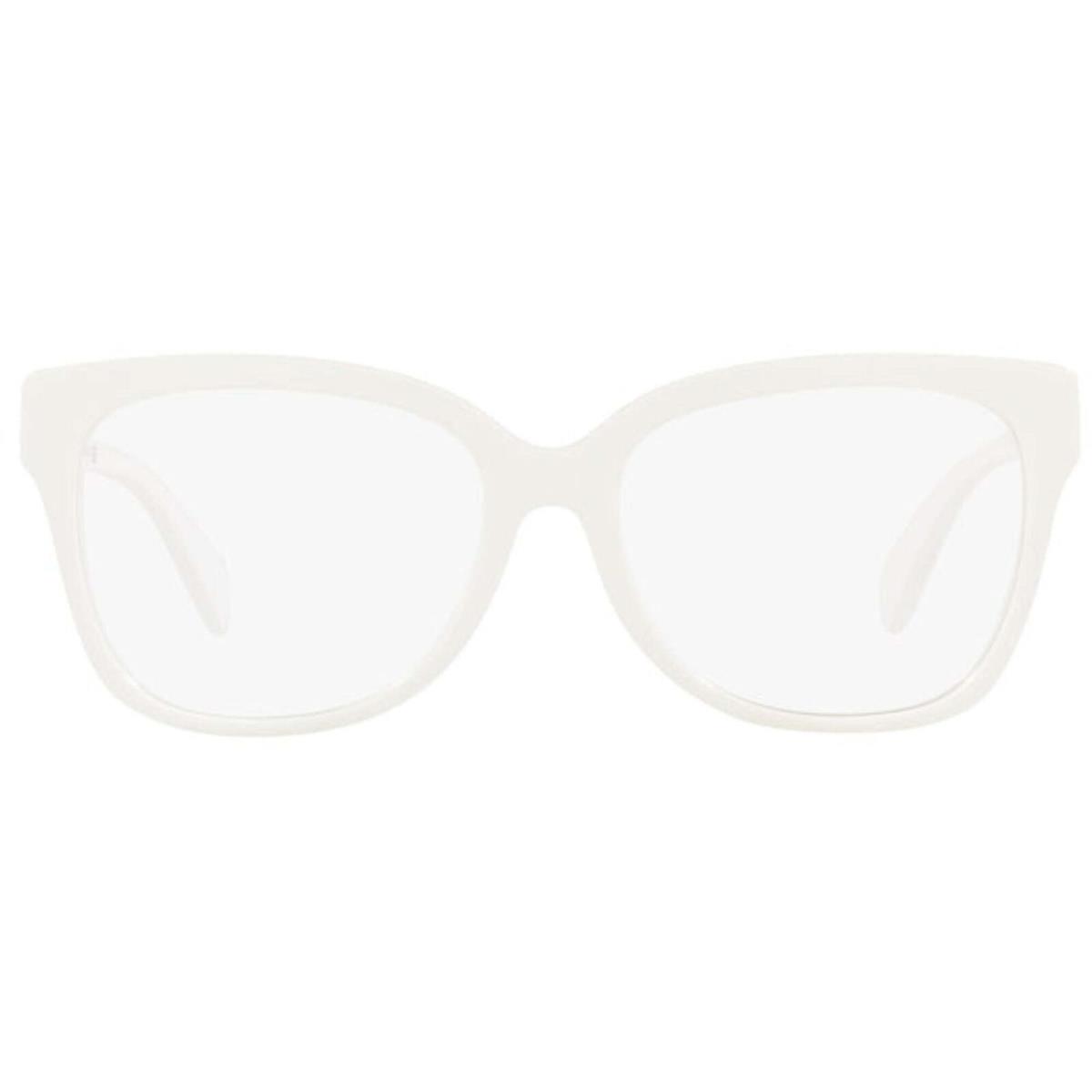 Michael Kors Women`s Eyeglasses Palawan Optic White Frame 0MK4091 3100 - Frame: Palawan Optic White