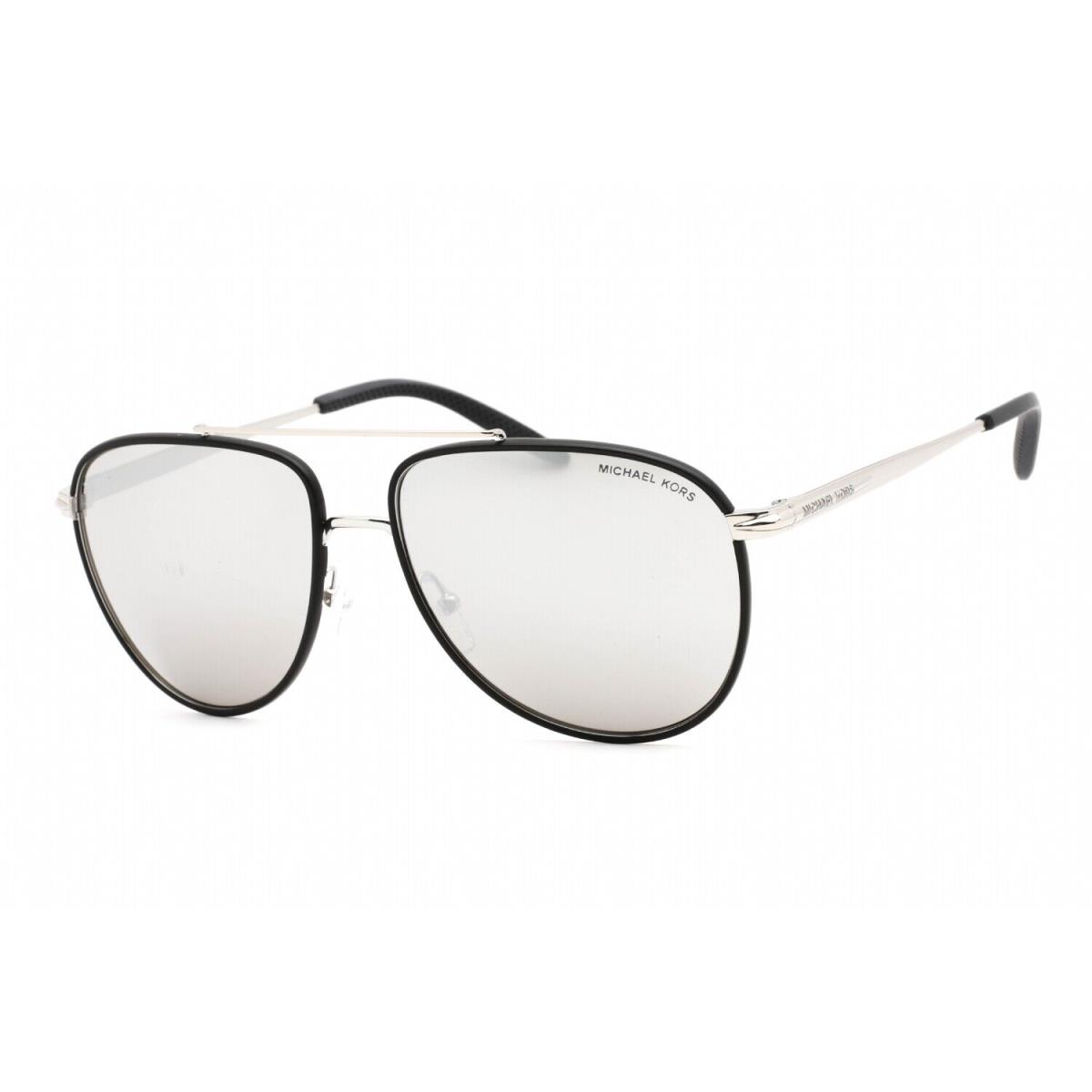 Michael Kors MK1132J 10146G Sunglasses Silver Frame Silver Mirror Lens 59mm