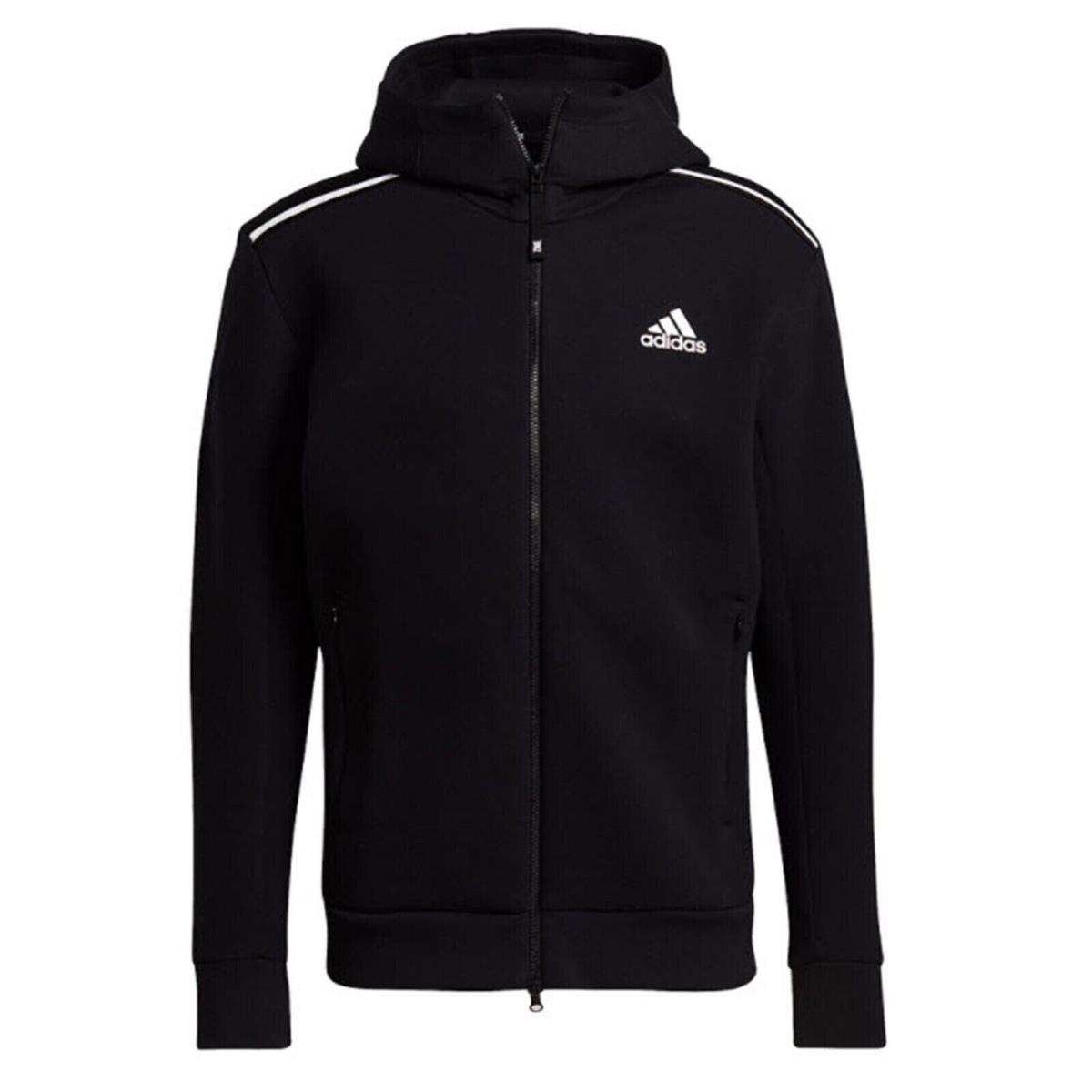 Adidas Zne Hoodie Sweatshirt Full Zip Black GT9780 Mens Size XL