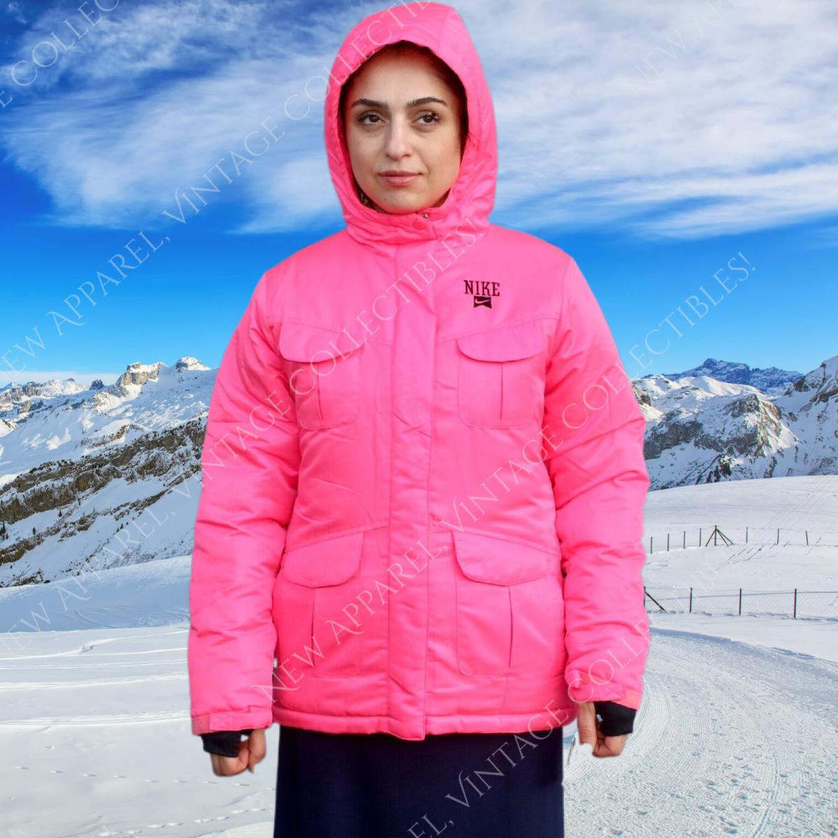 Girls Size XL 18 Nike Heavyweight Winter Parka Ski/snowboard Jacket Hooded Coat