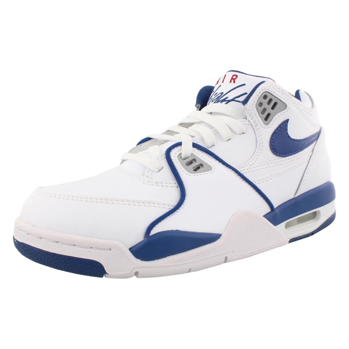 Nike Air Flight 89 CN5668-101 Men`s True Blue White Basketball Shoes 10.5 - White